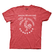 Sriracha Hot Chili Sauce Bottle Label Red T-Shirt